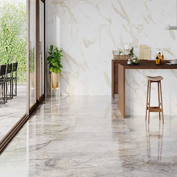 Stevenson and Reid Bathrooms Kitchens Tiles Northern Ireland_0005_Gold Calacatta Kitchen Tiles